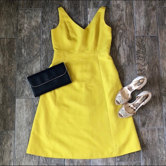 J. Crew Dresses & Skirts - J. Crew Lyndsey Yellow Cotton Dress